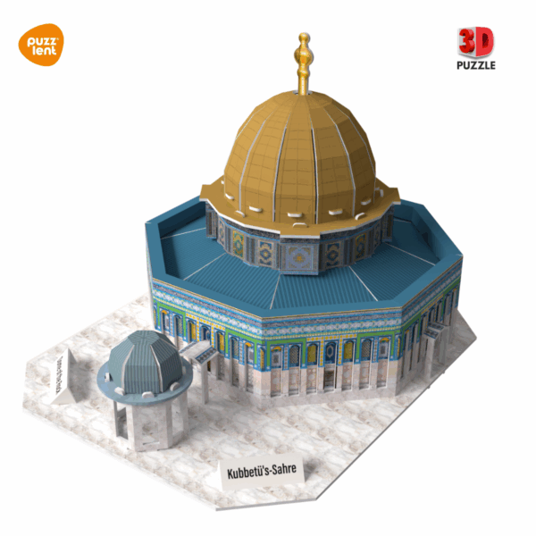 Kubbetü's-Sahre / Dome of the Rock 3D Puzzle - Görsel 3